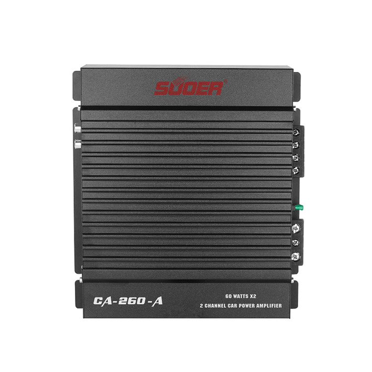 Suoer CA-260-A New supply amplifiers 2 channel audio amplifier 12v car audio amplifier