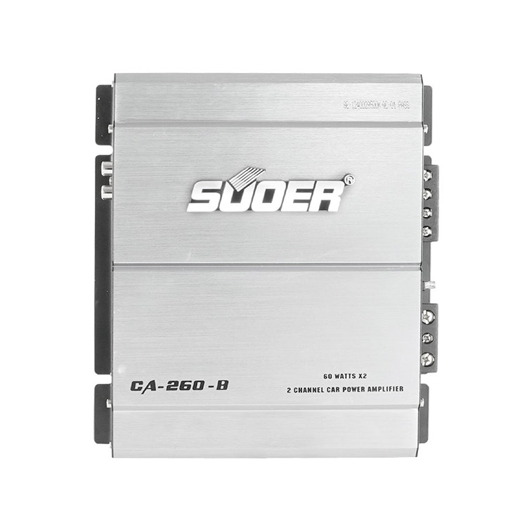 Suoer CA-260-B class ab car bass 2 channel amplifier transformer boost power supply amplifier ride on 2 channel car amplifier