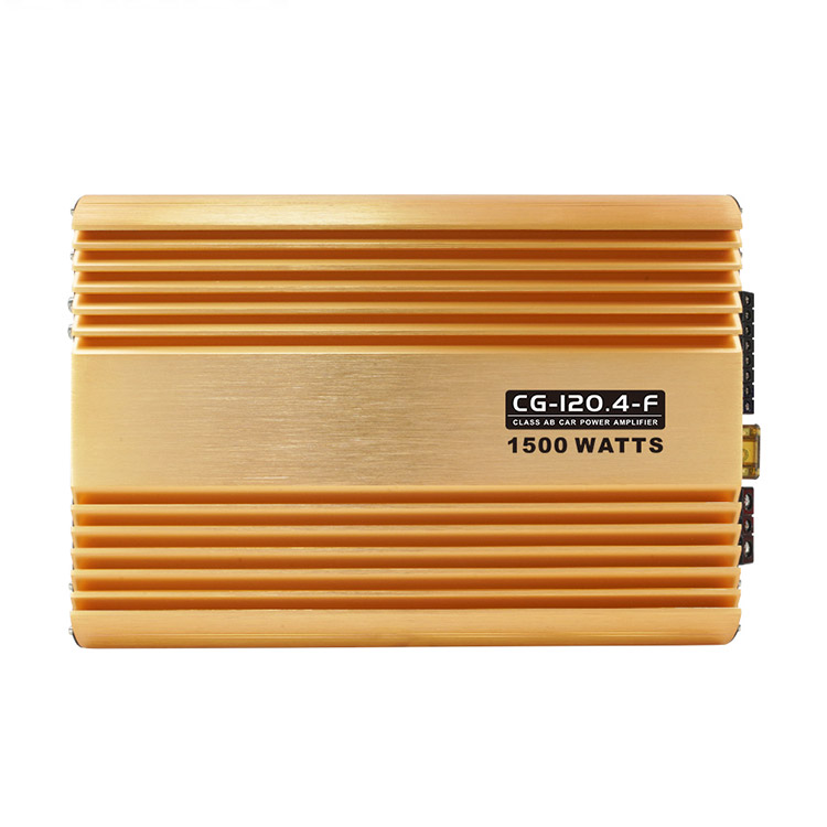 Suoer CG-120.4-F auto audio car amplifier for car stereo amplifier class AB full frequency 12V car 4-channel amplifier